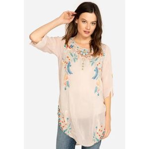 Johnny Was Sindri Tunic dusty pink size small